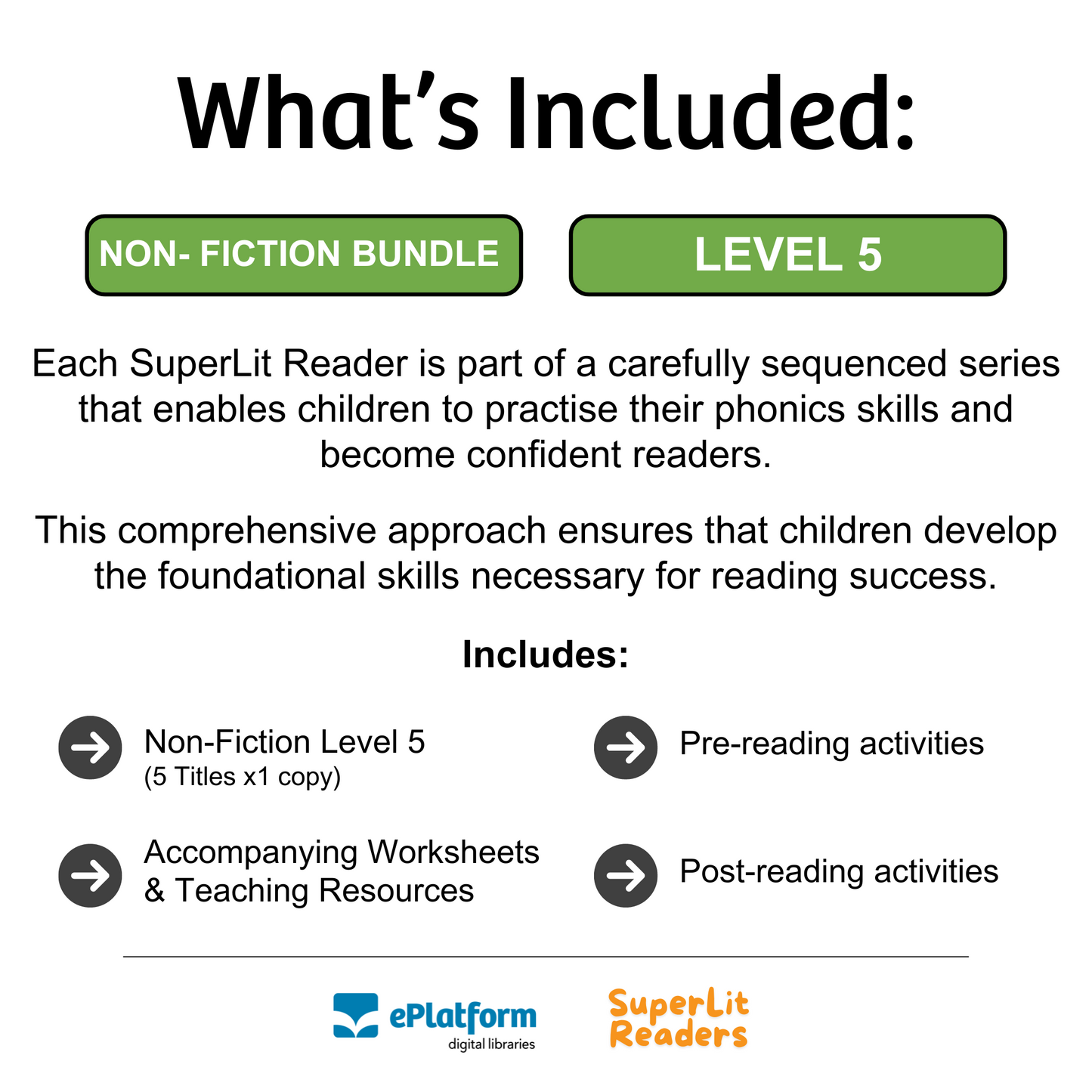 Non-Fiction Level 5 Bundle - SuperLit Readers by EPlatform Limited