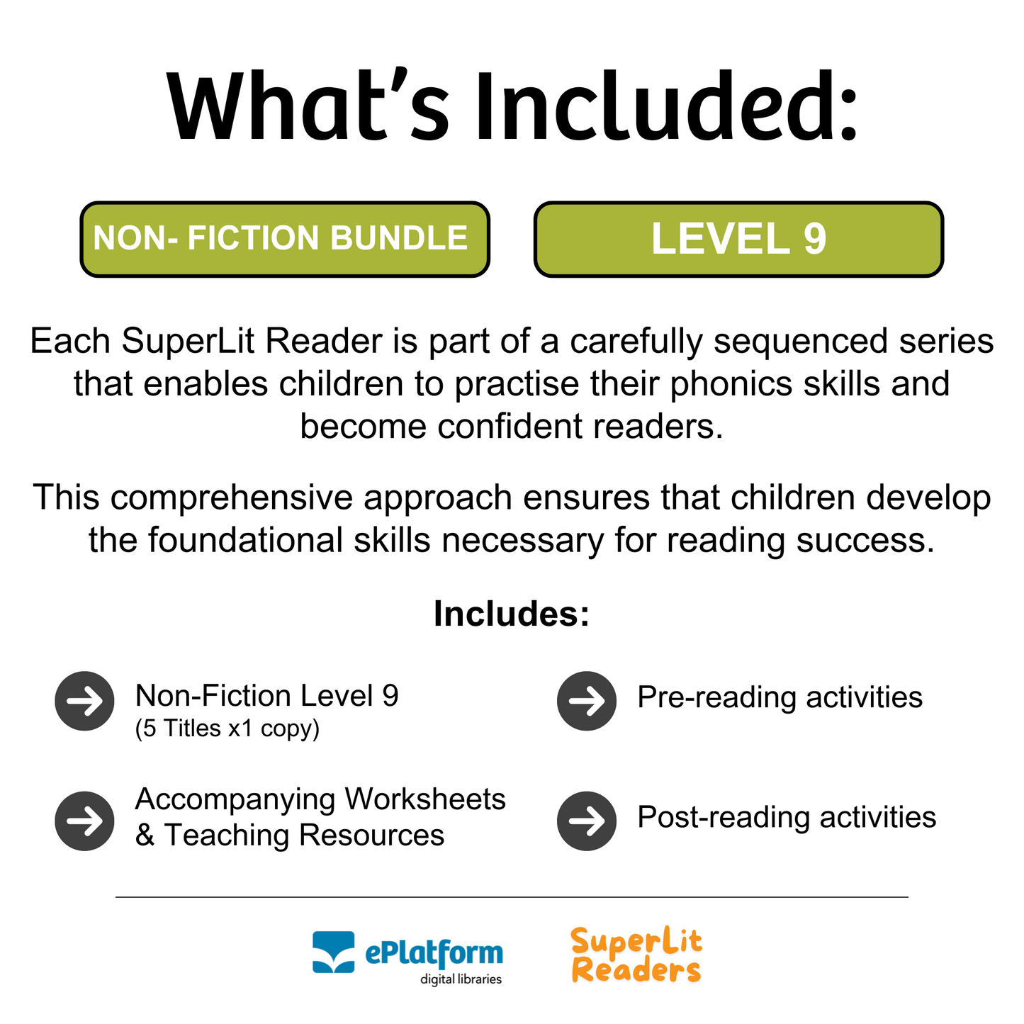 Non-Fiction Level 9 Bundle - SuperLit Readers by EPlatform Limited